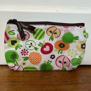 Thirty-One Apple Blossom Small Zippered Pouch